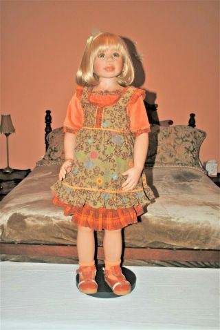 2008 Masterpiece Doll 40 " Kimberly By Monika Levenig 53/350 Blonde Hazel Eyes
