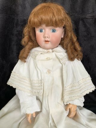 Antique German Bisque 31” Heinrich Handwerck Doll 109 Head By Simon & Halbig