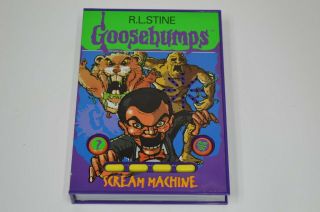 Vintage Goosebumps Scream Machine Toy R.  L.  Stine,  Talking & Screaming Book 1996