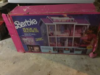 1990 Barbie Htf Rare Magical Mansion - Last One Ever Made In The Box