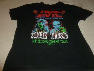 Twins Of Evil The Second Coming Tour 2018 Concert Zombie Shirt Size 3xl Manson