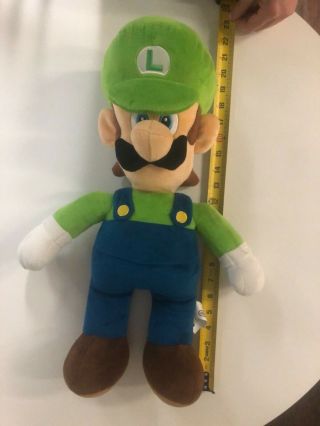 Luigi Jumbo Plush - World Of Nintendo Mario Official Licensed Product