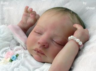Rjbour Joe Bourland Baby Qeelin Reborn Newborn Realborn Kelsey Sleeping
