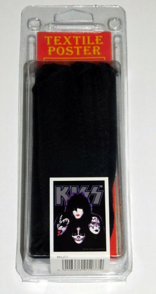 Kiss Band Faces Textile Tapestry Poster 30x40 Farewell Tour 2000 Gene Ace