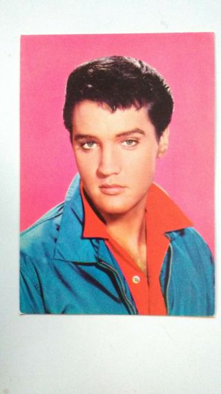 Elvis Presley Vintage Mgm Harum Scarum Postcard Italy 1965 Cm 14 X 10