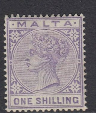 Malta 1885 1/ - Violet Sg 28 Mounted