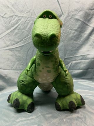 FISHER PRICE TOY STORY 2009 SQUEEZE AND ROAR REX 14 INCH PLUSH 3
