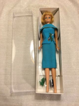 C1965 1070 Mattel Barbie Vintage American Girl Light Blonde Turquoise W/ Camera