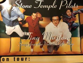 Stone Temple Pilots Tiny Music.  1996 Promo Poster 18 X 24