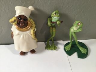 Set Of 3 Princess And The Frog Figures Cake Toppers Naveen & Tiana