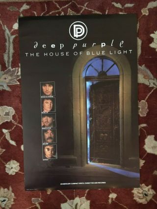 Deep Purple The House Of Blue Light Rare Promotional Poster