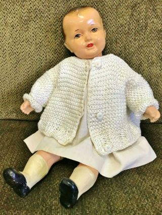 1919 Rare Baby Stuart Doll Raleigh Jessie Mccutcheon 12” Character Butler Bros.