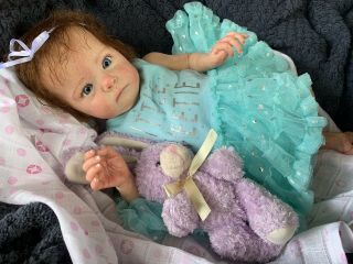 Sweet Reborn Baby Girl Doll Megan Was Tink By Bonnie Brown Completed Baby