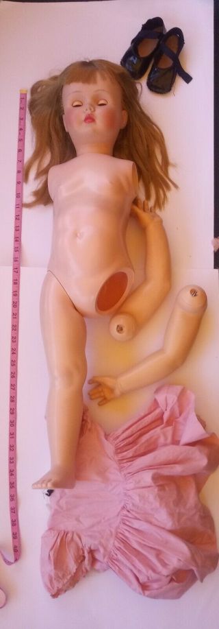 Rare Vintage 1959 Madame Alexander 36 " Betty Doll Playpal - For Repair Or Parts