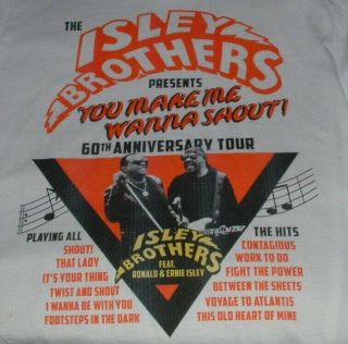 Isley Brothers T Shirt M Ernie