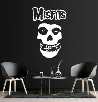 Misfits/ Crimson Ghost - Giant Vinyl Wall Decal (matte) - Punk/ Sticker/ Bands