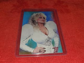 Dolly Parton Sketch Card 1 Card Signed By Artist `d 50/50