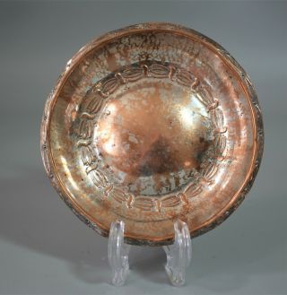 Antique Dscg Duchess Of Sutherland Cripples Guild Silver Plate Copper Bowl