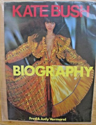 Kate Bush Biography Fred & Judy Vermorel Large Paperback Book In Exc Cond Rare