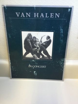 Vintage Van Halen Concert Program Book Women And Children First Tour 1980 Rock