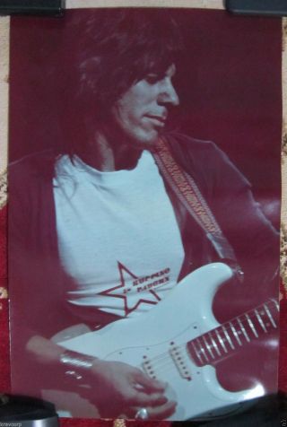 Jeff Beck—promotional Poster
