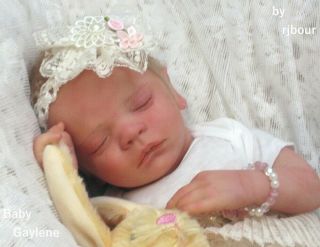 Rjbour Joe Bourland Baby Gaylene Reborn Newborn Realborn Christopher Sleeping