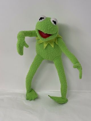 Vintage Applause Poseable Green Kermit The Frog Plush Muppet Stuffed Animal 12 "