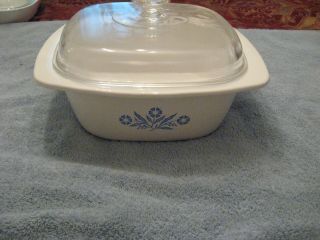 Vintage Corning Ware Cornflower Blue 5 Qt Oven Roaster With Lid