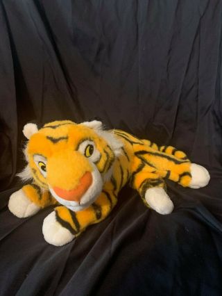 Vintage 1992 Mattel Walt Disney Jungle Book Sher Khan Tiger Plush Stuffed 13 "