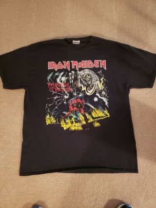 Vintage Early 90s Iron Maiden Tshirt 666 The Number Of The Beast