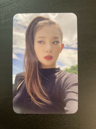 [us Seller] Red Velvet Irene And Seulgi Official Monster Photocard Top Note