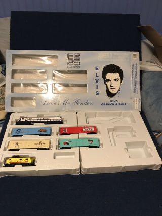 Elvis Presley Love Me Tender 25th Anniversary Limited Edition Ho Scale 6 Trains
