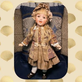 Antique Gebruder Heubach German Bisque Head Character Child Doll 14 "
