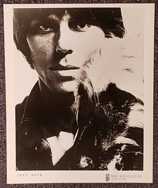 Jeff Beck 1968 Promo Publicity Photo Premier Talent Associates Ny
