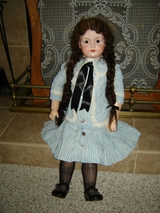 Antique Armand Marseille Germany Bisque Doll Large Size 34 " 390 Hudge