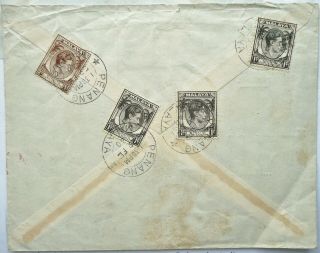 MALAYA 29 FEB 1940 CENSORED ADVERTISING COVER FROM PENANG TO SYDNEY,  AUSTRALIA 3