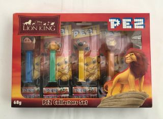 Pez Disney The Lion King Set Of 4 Pez Dispensers Boxed Pez Collectors Set