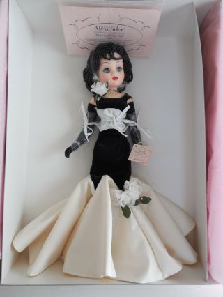 2001 Madame Alexander 21 " Cissy Doll: Black And White Ball Le:395/500