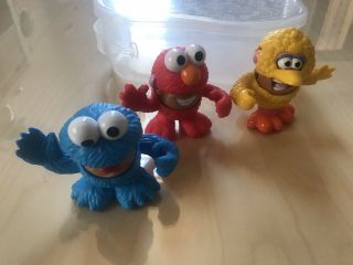 Playskool Mr.  Potato Head Sesame Street Spuds Groover,  Big Bird,  Elmo