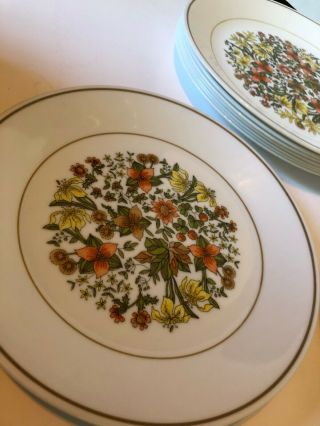 CORELLE/CORNING=INDIAN SUMMER PLATE SET OF 16=ALL TO GO ONE PRICE Vintage 1980s 3
