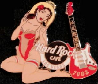 Hard Rock Cafe Las Vegas 2003 Calendar Girl Series Pin 3 March - Hrc 17086