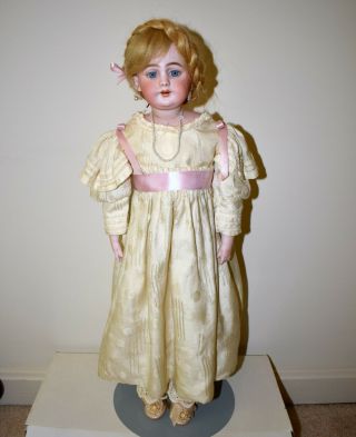 Antique 21 " Dep German Bisque Doll Simon & Halbig