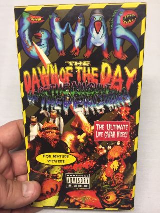 Gwar Vhs Dawn Of The Day Of The Night Of The Penguins Concert Metal Rock Horror