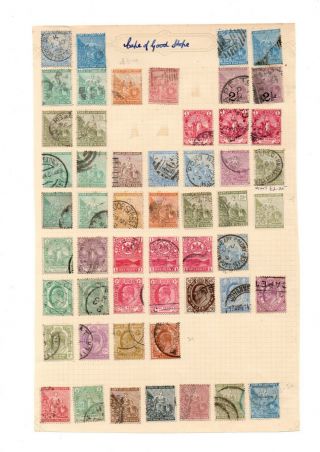 A Old Mixed Cape Of Good Hope Album Page Values To 5 Shillings