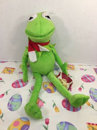 Vguc - 18” Disney Jim Henson Muppets Kermit The Frog Plush Doll