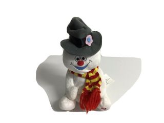 Gemmy Vintage Frosty The Snowman Singing Animated Plush With Light Up Snow Flake