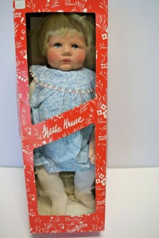 Vintage Kathe Kruse 20 " Baby Doll Hard Body Germany Puppen 1976 (820d)