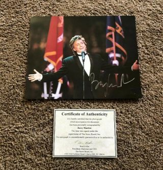 Barry Manilow 8 " X 10 " Signed Autographed Photo Picture With