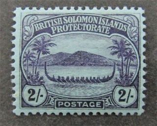 Nystamps British Solomon Islands Stamp 16 Og H $55