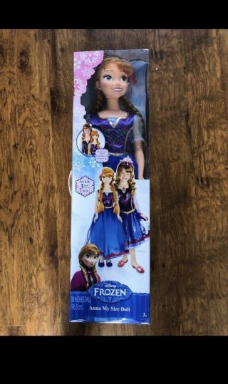 Disney Frozen My Size Anna Doll - 38 Inches Tall -